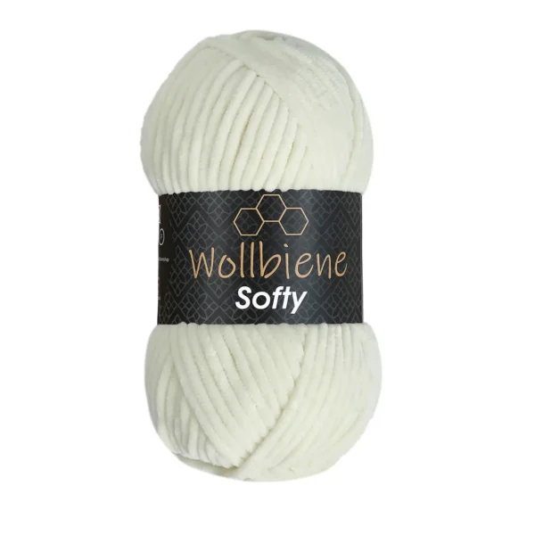 Wool Bee Softy Chenille Wool 100gr Super Bulky Knitting - Image 3