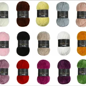 Wool Bee Softy Chenille Wool 100gr Super Bulky Knitting