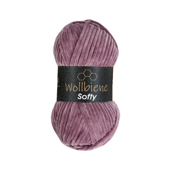 Wool Bee Softy Chenille Wool 100gr Super Bulky Knitting - Image 4